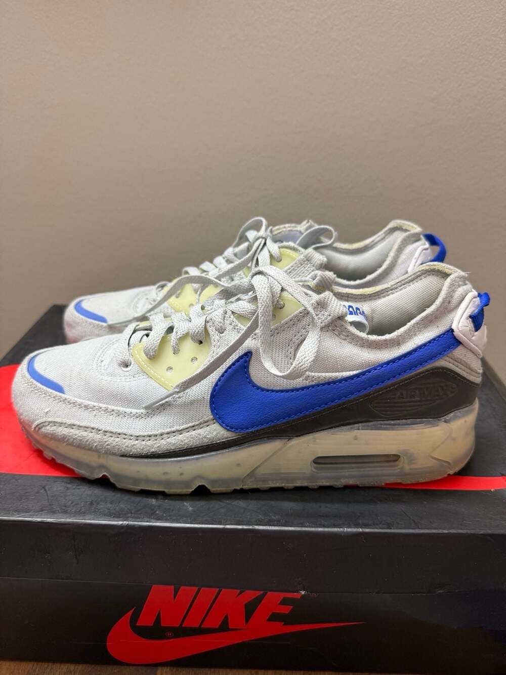 Nike Air Max Terrascape 90 Pure Platinum Hyper Royal